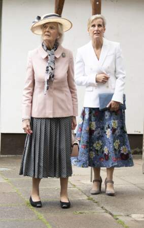 Sophie de Wessex, et la princesse Alexandra de Kent se sont rendues toutes les deux, à Bristol, le 7 juillet 2021