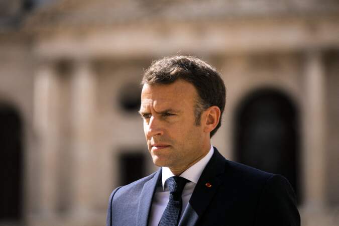 Le chef de l'État Emmanuel Macron à Paris ce jeudi 8 juillet 