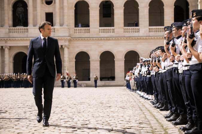 Emmanuel Macron ce jeudi 8 juin à Paris 