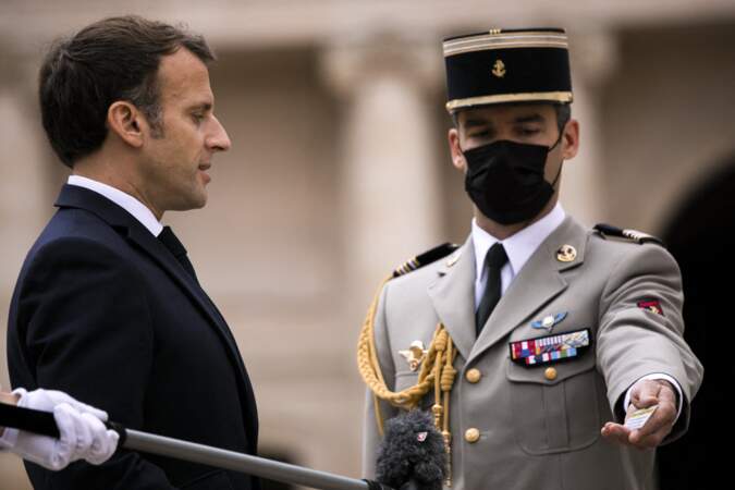 Le président de la République française Emmanuel Macron, à Paris, ce 8 juillet 2021 