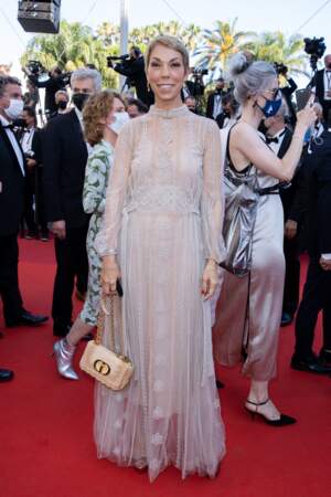 Mathilde Favier pour la montée des marches du film "Benedetta" lors du 74ème Festival International du Film de Cannes, le 9 juillet 2021