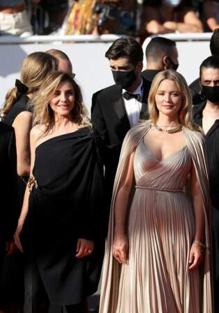 Clotilde Courau et Virginie Efira ont joué ensemble dans le film "Benedetta", présenté au 74ème Festival de Cannes, le 9 juillet 2021