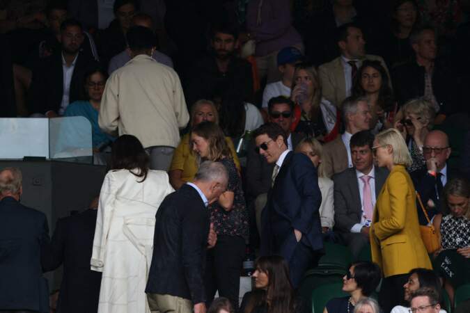 À l'occasion de la finale Dames du tournoi de tennis de Wimbledon, ce 10 juillet, Tom Cruise s'est présenté avec Hayley Atwell, sa supposé petite amie 