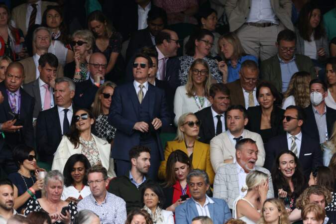 La finale Dames du tournoi de tennis de Wimbledon a accueilli de nombreuses personnalités, dont Tom Cruise, Pom Klementieff  et Hayley Atwell, ce 10 juillet 