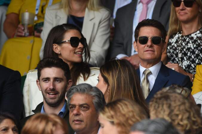 Hayley Atwell et Tom Cruise, les stars hollywodiennes présentes à la finale féminine de Wimbledon ce 10 juillet 