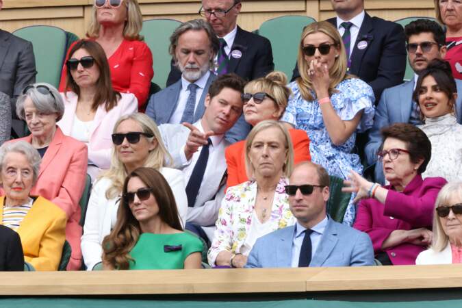 Le couple de Cambridge a pris place dans les tribunes pour la finale Dames du tournoi de tennis de Wimbledon ce samedi 10 juillet. 