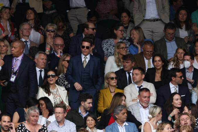 À l'occasion de la finale féminine à Wimbledon ce samedi 10 juillet, plusieurs célébrités ont pris place dans les gradins dont Tom Cruise avec sa prétendue petite-amie, Hayley Atwell.