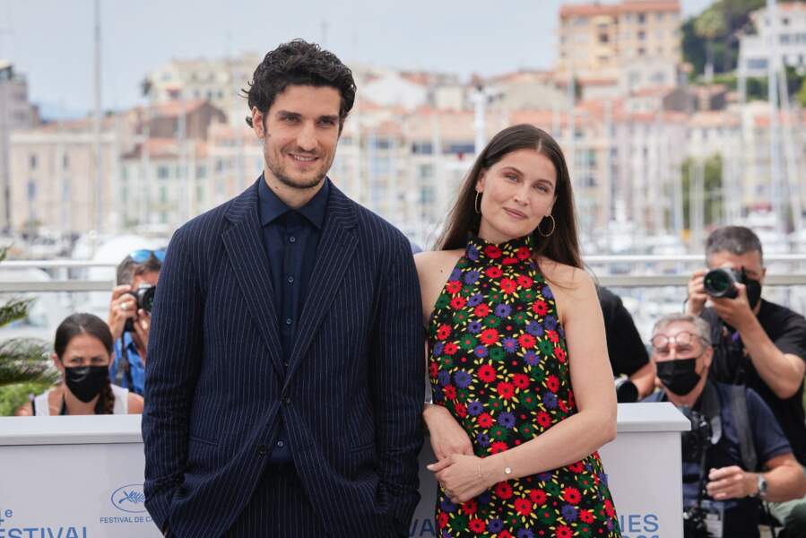 Laetitia Casta et Louis Garrel le 12 juillet 2021 à Cannes 