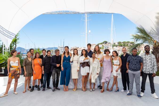 Présente aux côtés de bon nombre d'autres acteurs, Doria Tillier a fait sensation au photocall des Talents Adami lors du 74ème festival international du film de Cannes, le 13 juillet 2021