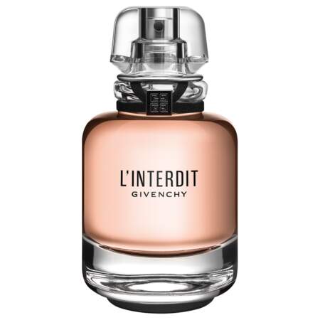 Son parfum : L’interdit. Celui qu’elle interdisait à Hubert de Givenchy de commercialiser pour d’autres femmes à 90 € les 50 ml 