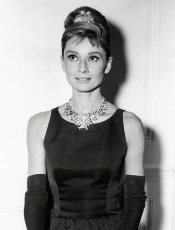 L'iconique Audrey Hepburn parée de Joaillerie Tiffany & Co