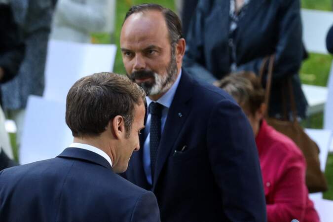 Rendez-vous avec Emmanuel Macron où il a été question d'environnement avec l'ancien Premier ministre Edouard Philippe, en juin 2020 à l'Élysée