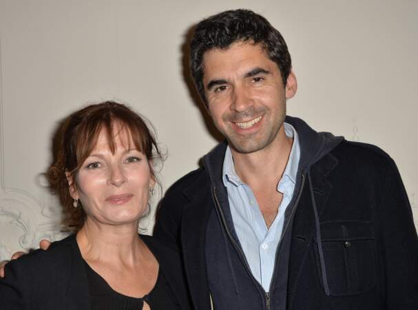 Cécilia Hornus et Ludovic Baude  chez Artemis à Paris, le 3 juin 2015.  
