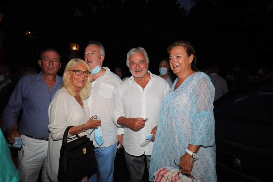 Franck Provost et sa femme Natacha avec des amis.