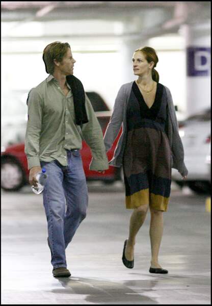 Julia Roberts et son mari Danny Moder à Los Angeles en 2007