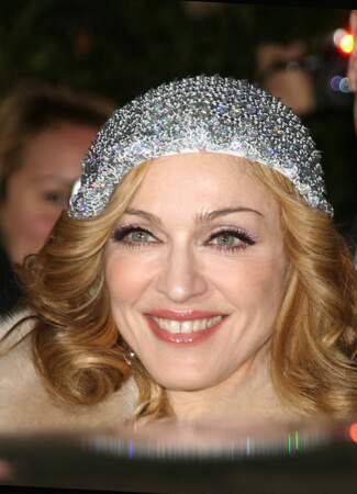 Madonna en visite à Paris en 2005.