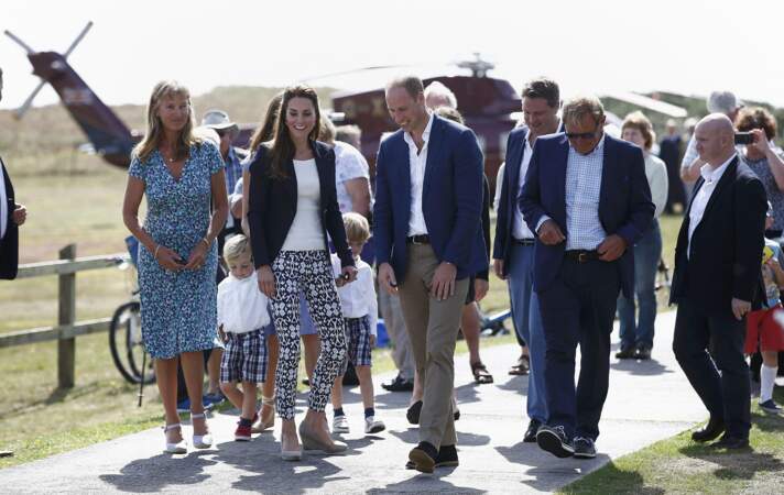 Tout au long de leur visite du jardin de l'abbaye à Tresco, sur les îles Scilly, Kate Middleton et le prince William avaient vécu une journée remplie de découvertes et de fous rires, le 2 septembre 2016.