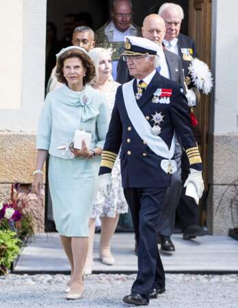 Le roi Carl XVI Gustaf et la reine Silvia étaient évidemment présents. 