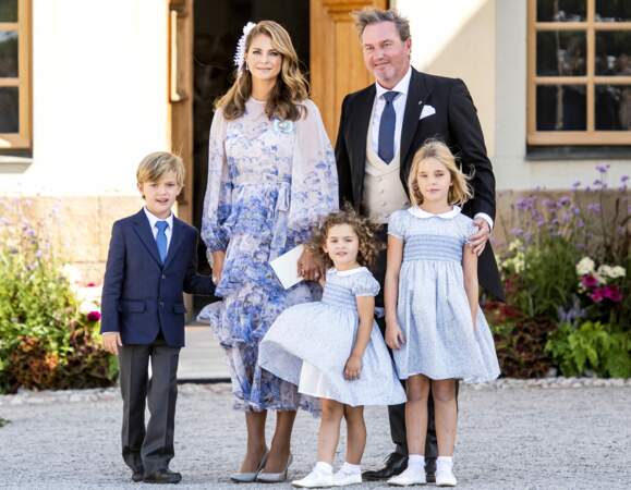 La princesse Madeleine et sa famille avaient fait le déplacement depuis la Floride, où ils habitent, pour l'occasion.
