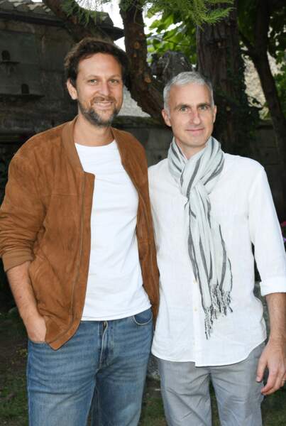 Pierre Rochefort et Pierre Filmon sont les acteurs du film "Entre deux trains" présenté au Festival du Film Francophone d'Angoulême, le 27 août 