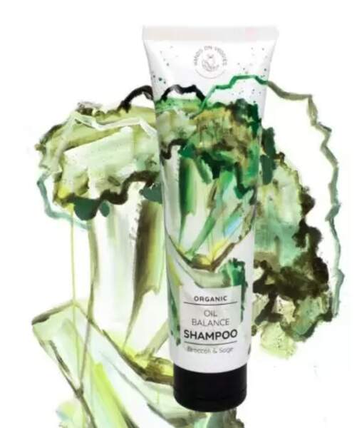 Shampoing Brocoli & Sauge, Hands on Veggies, 150 ml, 5,39€, cosmetiquesvegans.com