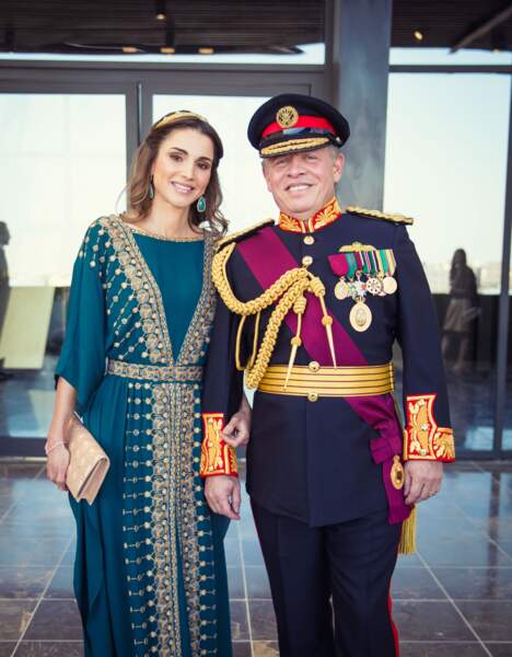 Le roi Abdallah II et La reine Rania de Jordanie en 2016