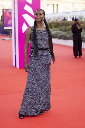 Fatou N'Diaye, star d'OSS 117: Alerte Rouge en Afrique Noire, à la remise du Prix Nouvel Hollywood.