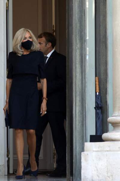 Brigitte Macron a craqué pour unne robe signée Charles Pottier, un jeune styliste français qui a lancé sa marque en 2020.