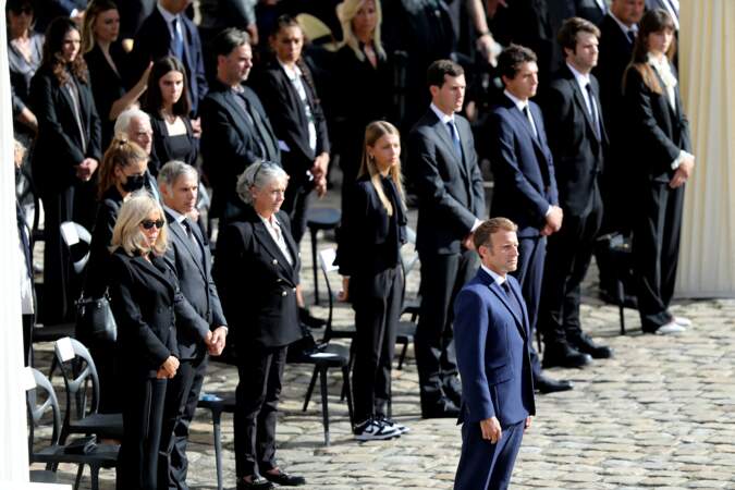 L'hommage national à Jean-Paul Belmondo à l'Hôtel des Invalides à Paris, France, le 9 septembre 2021.