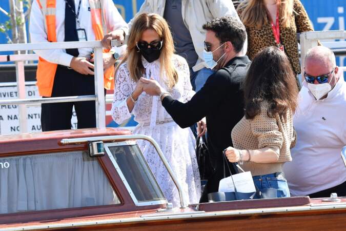 Jennifer Lopez et Ben Affleck, chic et élégant en amoureux à Venise