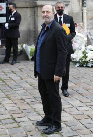 Cédric Klapisch à son arrivée aux obsèques de Jean-Paul Belmondo, à l'église Saint-Germain-des-Prés, à Paris, le 10 septembre 2021