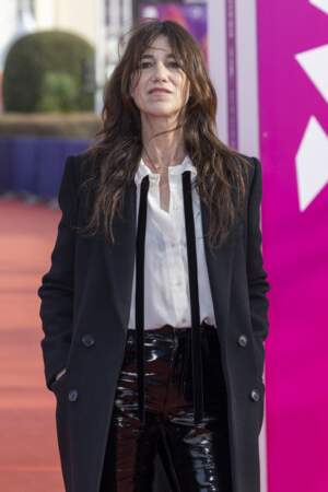 Charlotte Gainsbourg présente lors de la Première du film "Les choses humaines" à Deauville