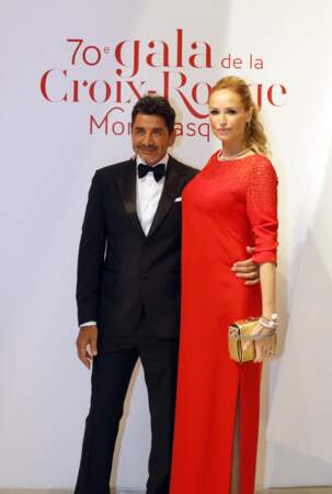 2018 : Adriana Karembeu enceinte et son mari André Ohanian au gala de la Croix Rouge à Monaco