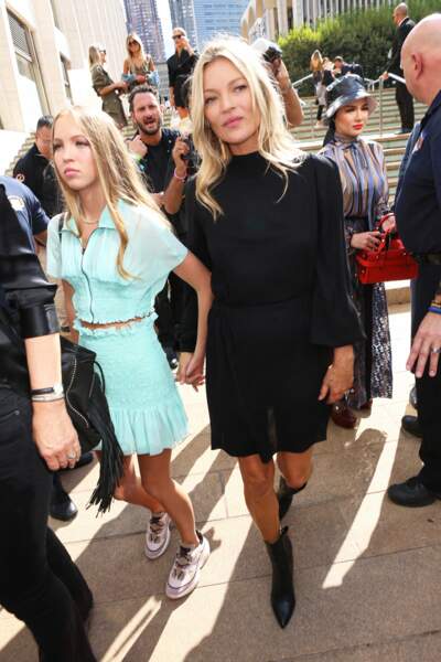 Kate Moss et Lila Grace Moss en septembre 2019 à New York