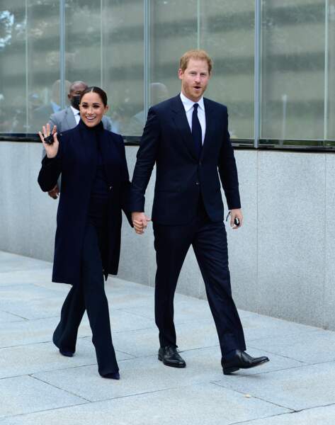 Meghan Markle et le prince Harry pour leur première apparition publique depuis la naissance de leur fille Lilibeth