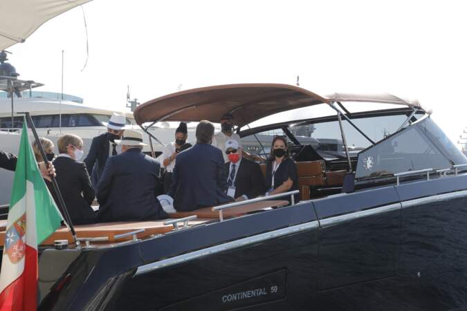  Le prince Albert II bien reçu au Monaco Yacht Show le 24 septembre 