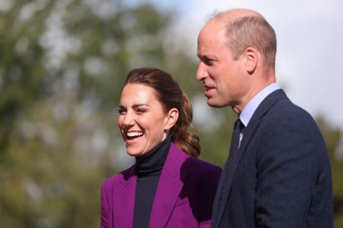 Kate Middleton et le prince William assortis dans un look très business class