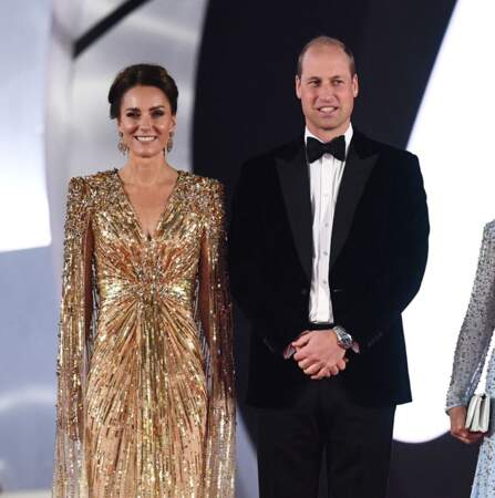 Kate Middleton et le prince William, très élégants,  le 28 septembre 2021.