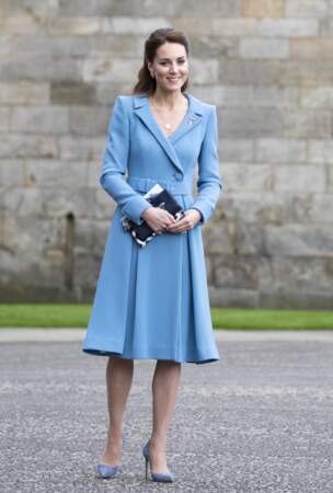 Kate Middleton lors de l'événement "Beating of the Retreat" à Edimbourg, le 27 mai 2021.