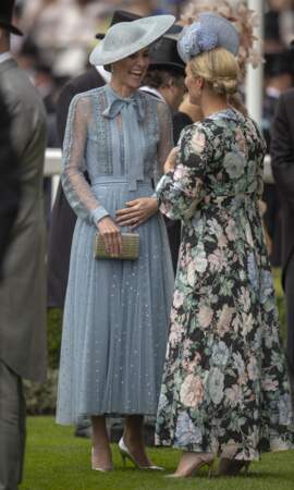 Kate Middleton et Sophie de Wessex à l'hippodrome d'Ascot en juin 2019 