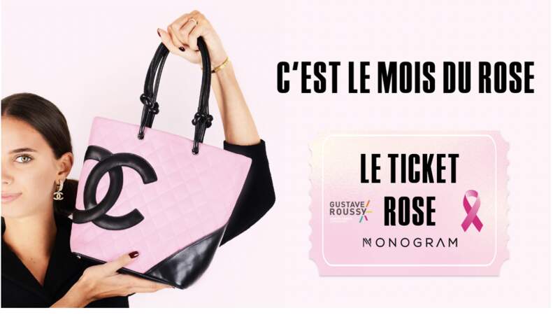 Monogram s'engage pour octobre rose avec un Ticket spécial 