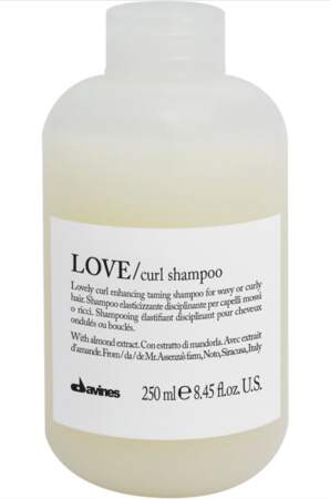 Shampoing disciplinant pour cheveux ondulés et bouclés Love Curl, Davines, 19,10€ les 250ml