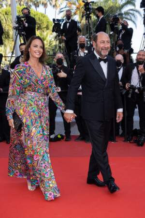Julia Vignali et Kad Merad au 74ème Festival International du Film de Cannes le 17 juillet 2021