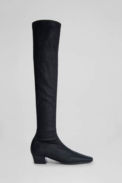 Boots en cuir Stretch noir,  BY FAR, 710€