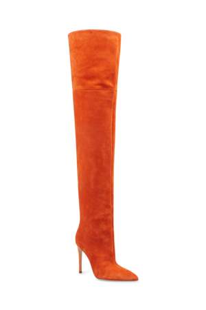 Stiletto over the knee "tangerine" Paris Texas, 780€