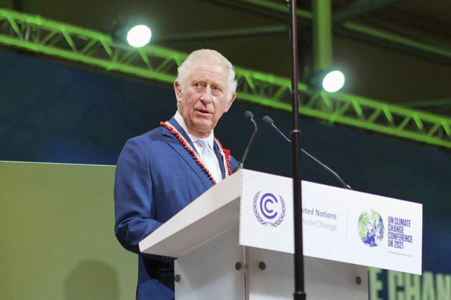 Le prince de Galles s'est également exprimé face aux leaders du monde, au sommet de la COP26 à Glasgow. 