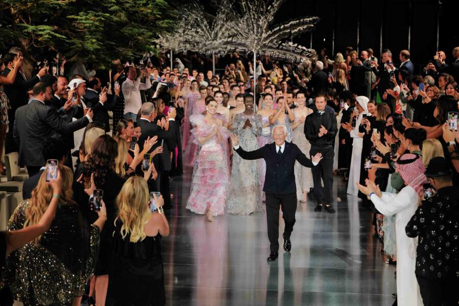 Défilé de mode "Giorgio Armani - One Night Only" à Dubaï, le 26 octobre 2021.