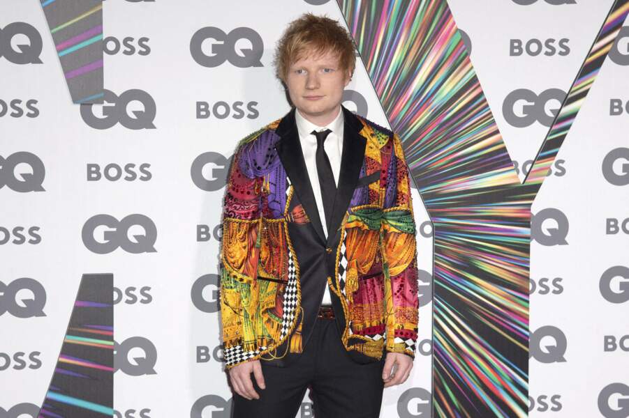 Ed Sheeran à la soirée GQ Men Of The Year Awards, à Londres, le 1er septembre 2021. 