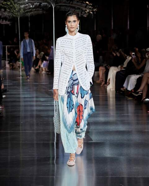 Défilé de mode "Giorgio Armani printemps-été 2022 à Dubaï, le 26 octobre 2021.