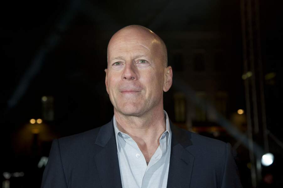 Bruce Willis à la première de Die Hard : Belle journée pour mourir, à Londres, en 2013. 